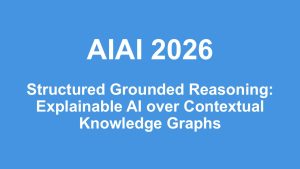 Structured Grounded Reasoning: Explainable AI over Contextual Knowledge Graphs