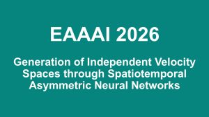 Generation of Independent Velocity Spaces through Spatiotemporal Asymmetric Neural Networks